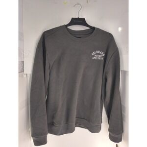 Colorado Motor Speedway Sweatshirt Mens Large Gray Graphic Racing Crewneck